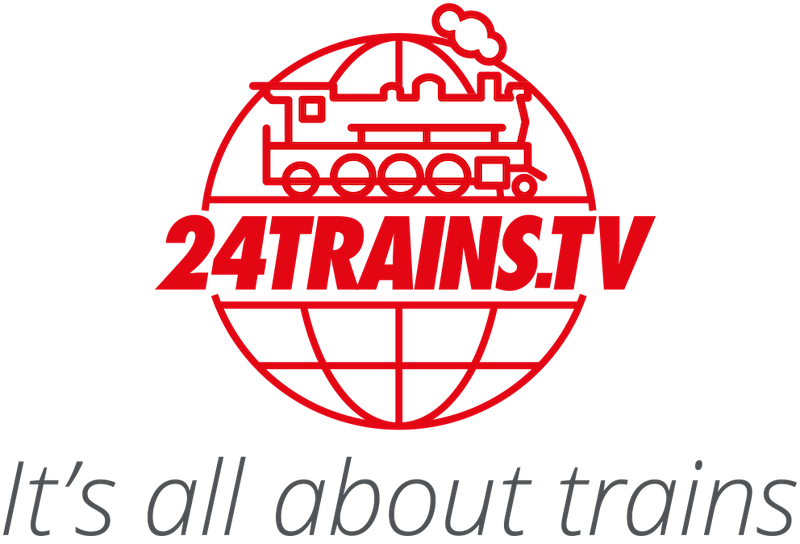 24Trains.tv logo 'It's all about trains'