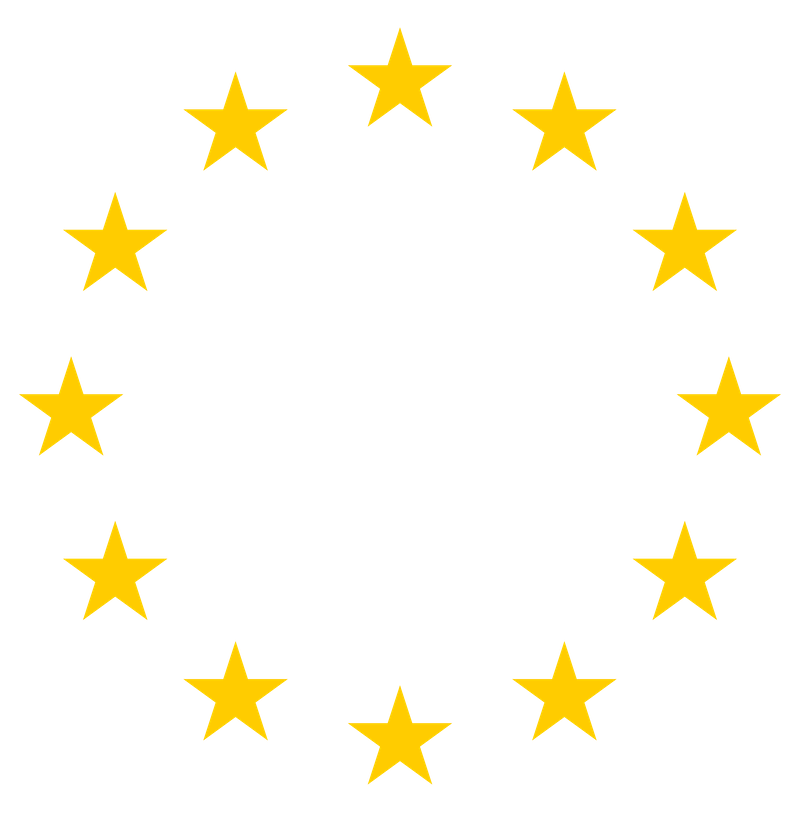 Circle of EU stars for European privacy and data protection