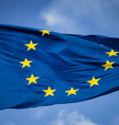 European Union flag waving, EDPS Future of Data Protection conference