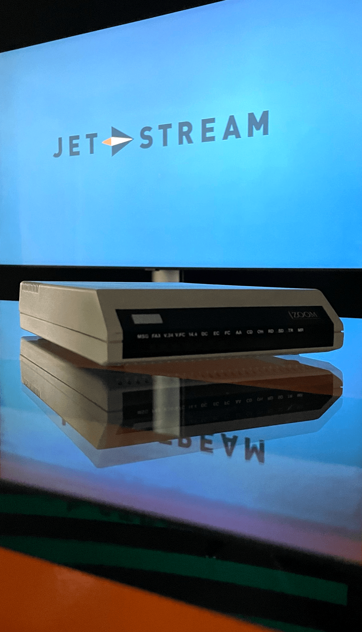 The modem used for Jet-Stream's first live webcast in 1994