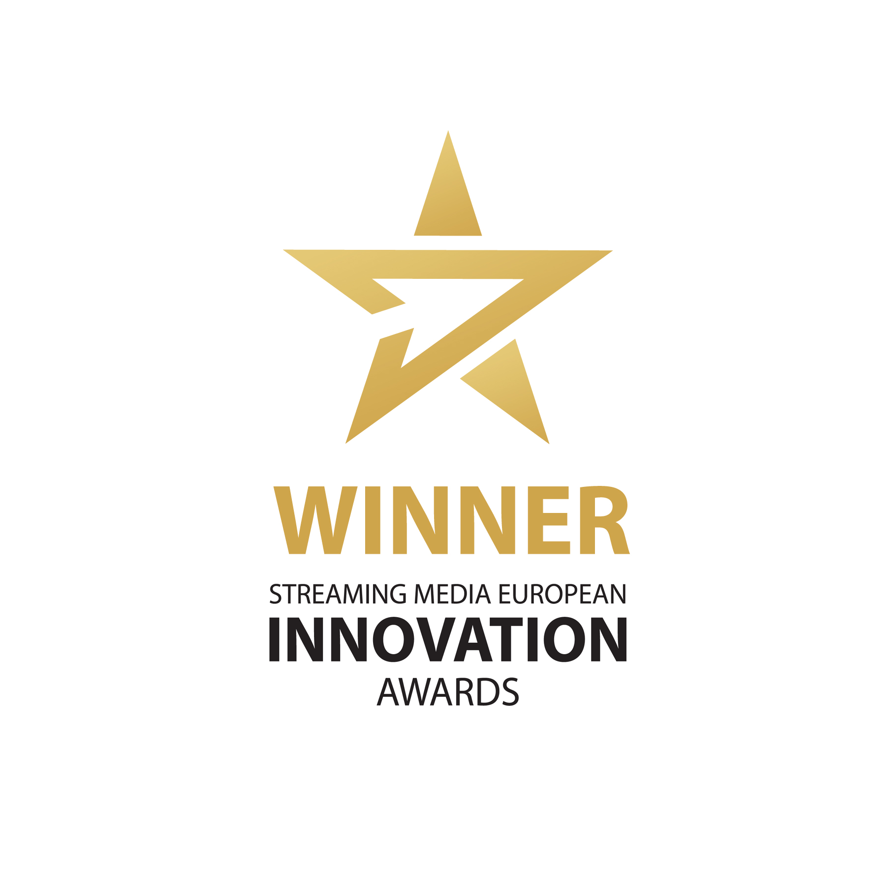 Streaming Media European Innovation Awards winner badge