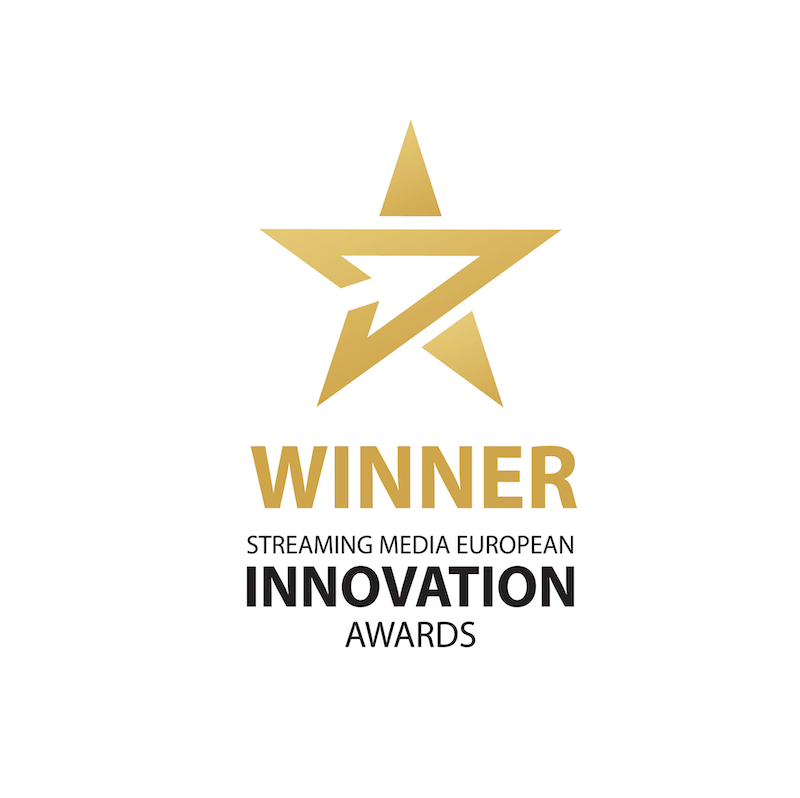 Streaming Media European Innovation Awards winner badge