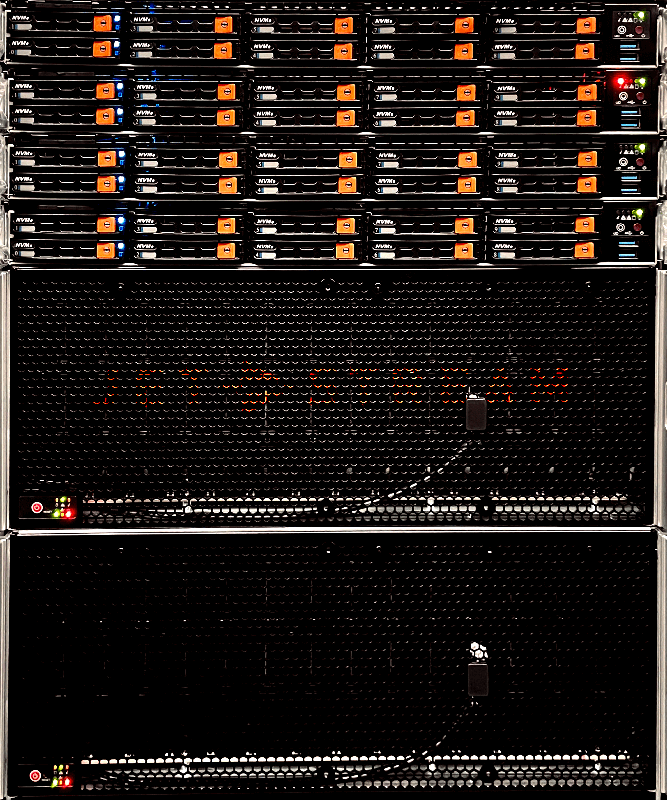 Jet-Stream Edge PoP server rack, built for the lowest watts per stream