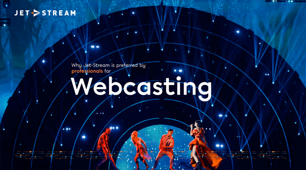 Jet-Stream Webcasting brochure cover
