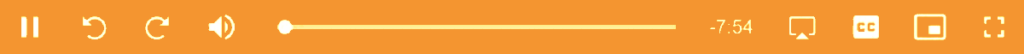 Jet-Stream video player control bar