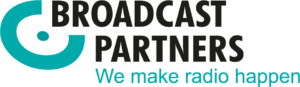 Broadcast Partners logo: We make radio happen