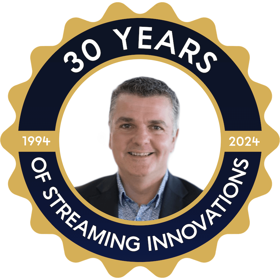Jeroen Krouwels of Hihaho on a 30 Years of Streaming Innovations badge