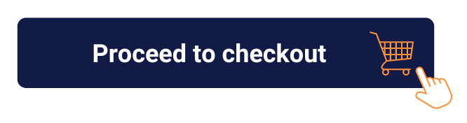 Proceed to checkout button with shopping cart for buying OTT content