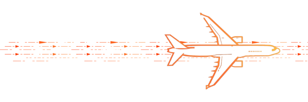 Plane graphic: 430% faster streaming with Jet-Stream Cloud