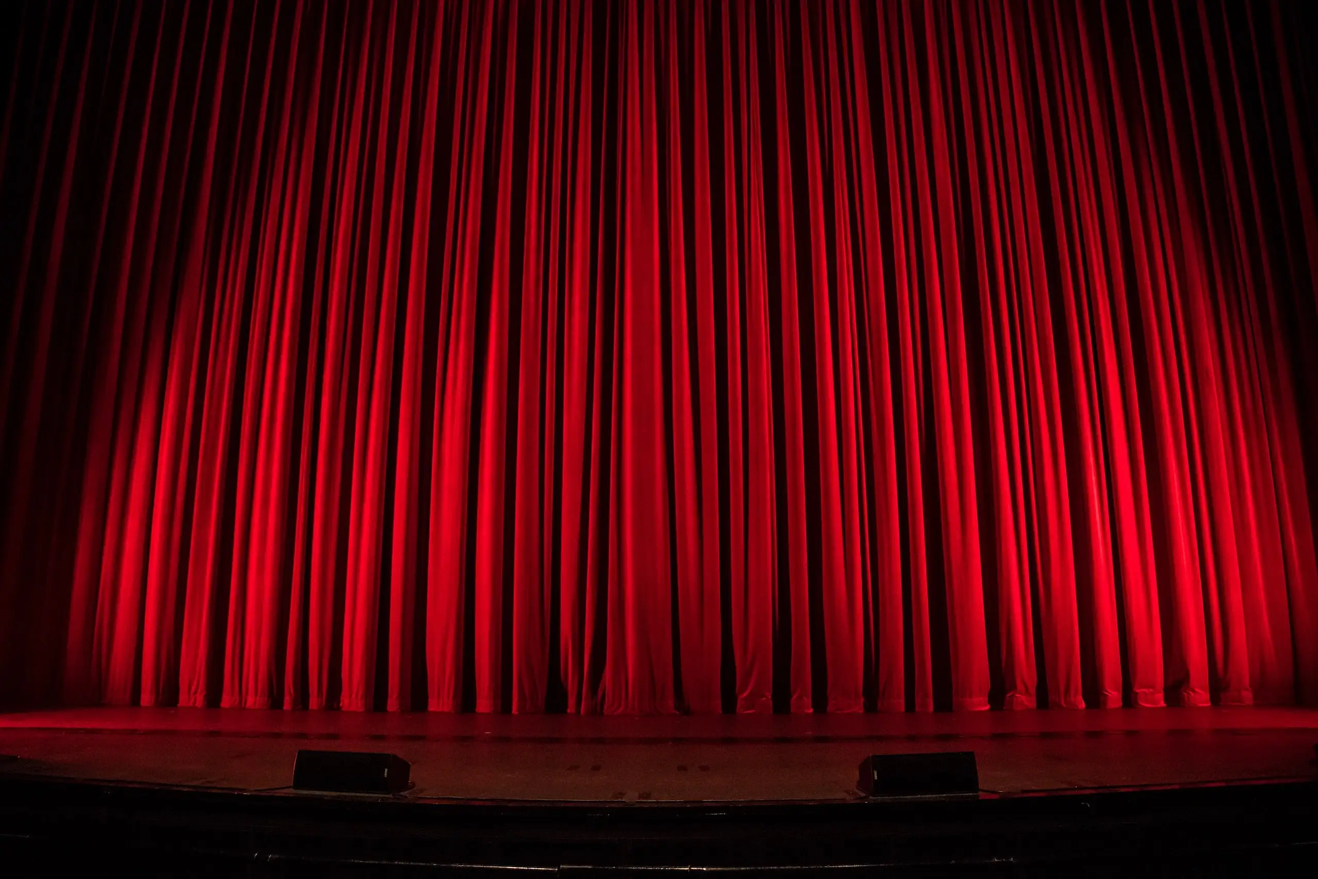 Red theatre curtain, illustrating Privacy Player Pro